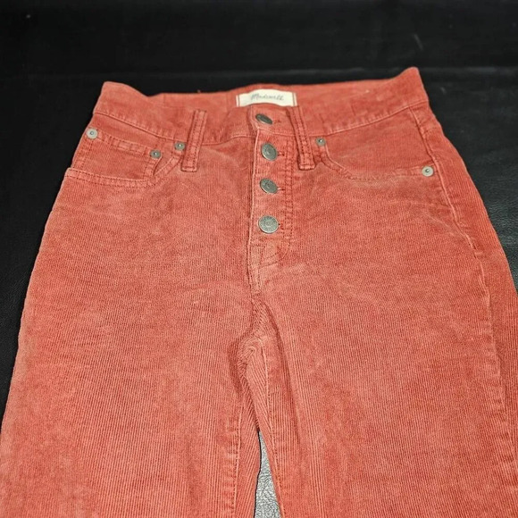 Madewell Womens Rust Cali Demi Boot Corduroy Pants 23 - Picture 3 of 7
